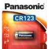 PILA CR-123A LITIO PANASONIC 3V B/1