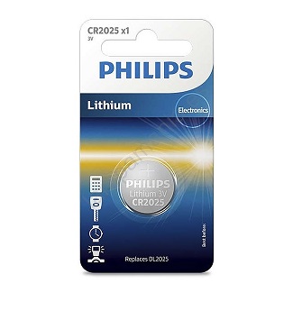 PILA CR-2025 LITIO 3V PHILIPS B/1