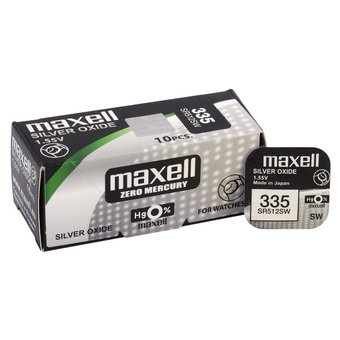 PILA 335 (SR-512SW) MAXELL 0%HG B/1