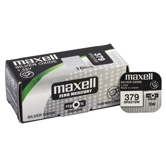 PILA 379 (SR-521SW) MAXELL 0%HG  B/1