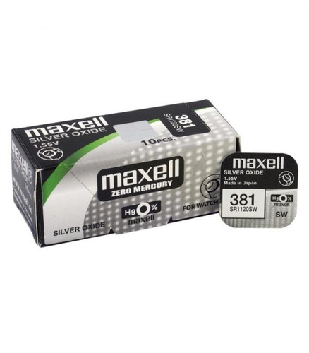 PILA 381 (SR-1120SW) MAXELL 0%HG B/1