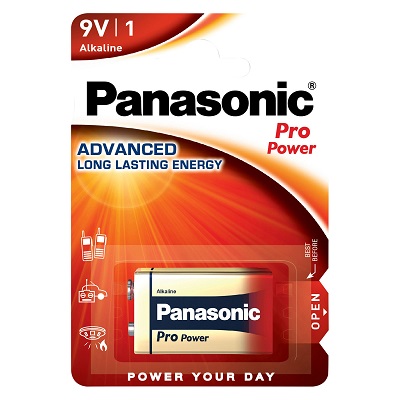 PILA 9V (6LR61) PANASONIC PRO POWER B/1