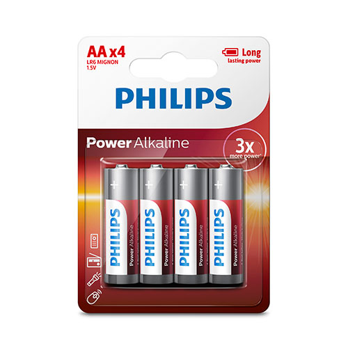 PILA LR-6 PHILIPS POWERLIFE ALCALINA B/4 (24)