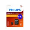 MICRO SD 64GB CLASE 10 C/ADAP PHILIPS (FM64MP45B)