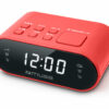 RADIO RELOJ DIGITAL MUSE ROJO