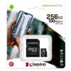 MICRO SD 256GB CLASE 10 C/ADAP KINGSTON