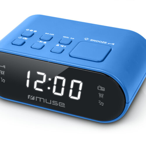 RADIO RELOJ DIGITAL MUSE M10 AZUL