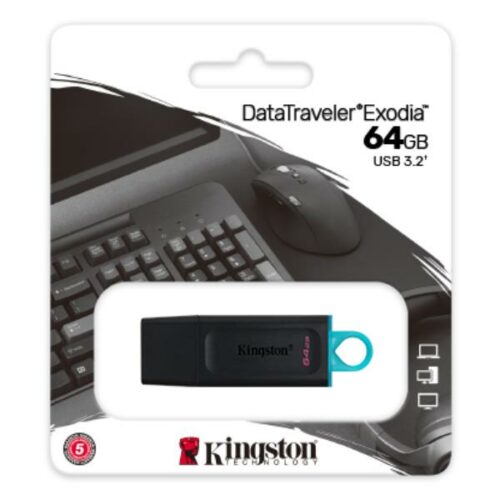 USB PENDRIVE 3.2 DATATRAVELER EXODIA 64GB KINGSTON