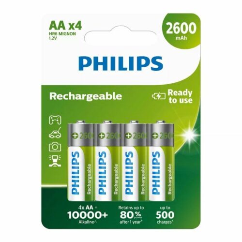 PILA HR-6 RECARGABLE 2600 MAH PHILIPS B/2