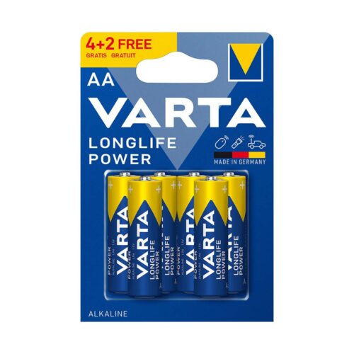 PILA LR-6 AA 1.5V LONGLIFE POWER VARTA B/4