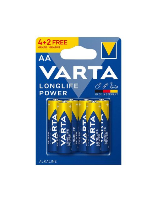 PILA LR-6 AA 1.5V LONGLIFE POWER VARTA B/4