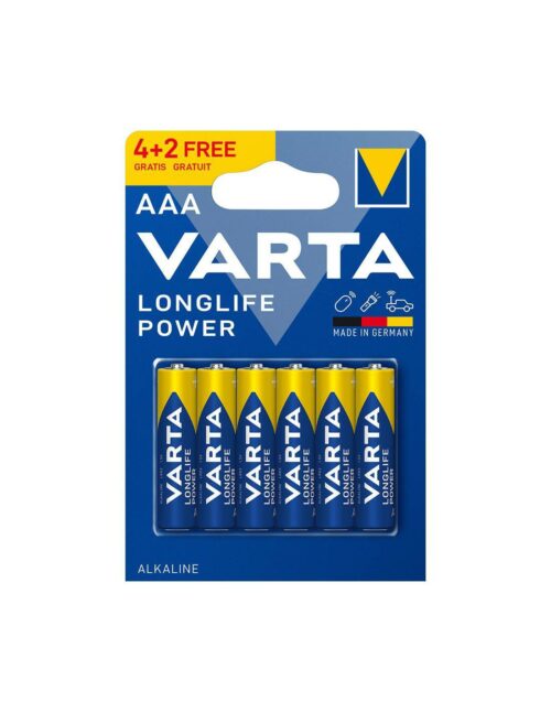 PILA LR-03 AAA 1.5V LONGLIFE POWER VARTA B/4